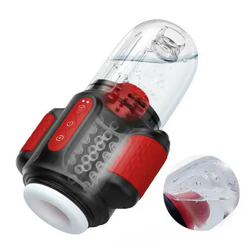 HydraSpin: Hydro Rotating Stroker with Vibration & Water Flow