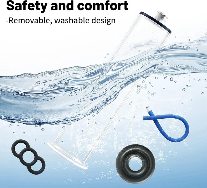 OptiMax Manual Penis Pump – Pro Vacuum Power with Comfort Grip