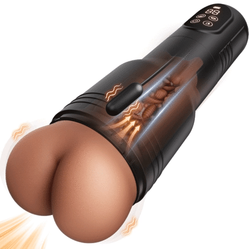PlumpSuction: Air-Pressure Adjustable Butt Stroker & Vibrate Toy