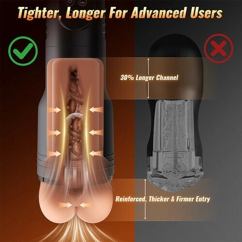 PlumpSuction: Air-Pressure Adjustable Butt Stroker & Vibrate Toy