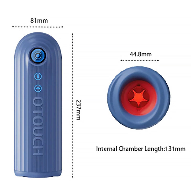 Submarine: Waterproof Masturbator Thrusting Vibrating & 360° Contraction