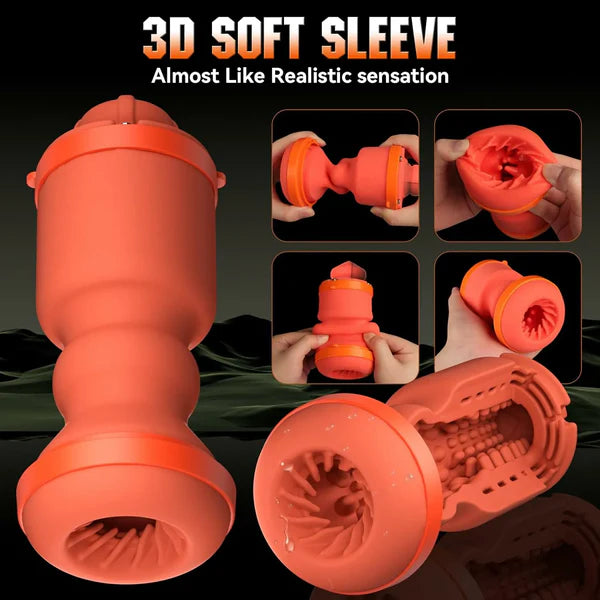 Pentamax: 5-in-1 Automatic Stroker Thrusting Sucking Vibrating Heating Smart App