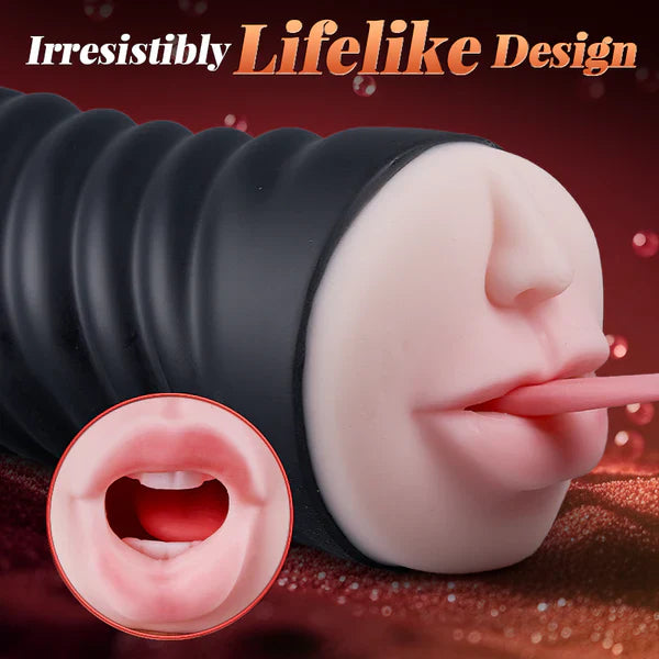 Spartan: Dual-Zone Stroker – Oral Suction, Deep Throat & Realistic Ribbed Tunnel
