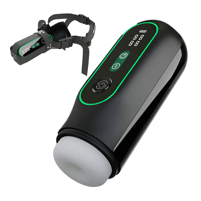 Titan: 6-in-1 Stroker – Thrusting, Suction, Vibration & Heating Oral Experience
