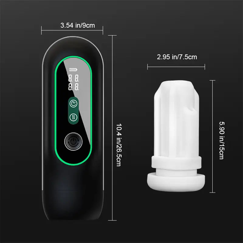 Titan: 6-in-1 Stroker – Thrusting, Suction, Vibration & Heating Oral Experience