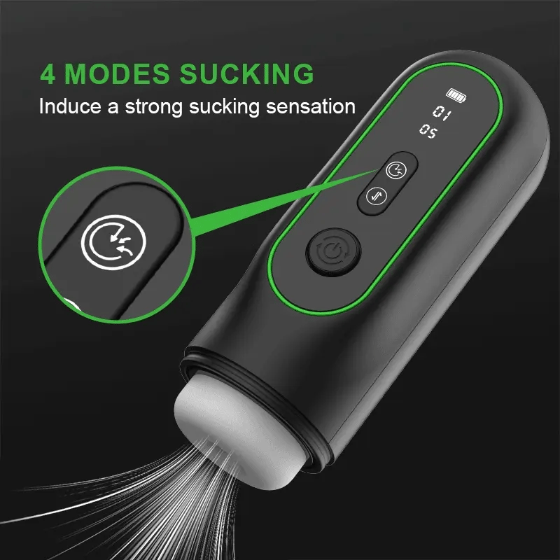 Titan: 6-in-1 Stroker – Thrusting, Suction, Vibration & Heating Oral Experience