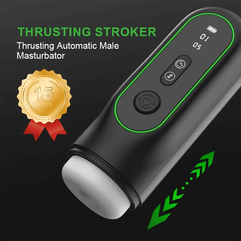 Titan: 6-in-1 Stroker – Thrusting, Suction, Vibration & Heating Oral Experience