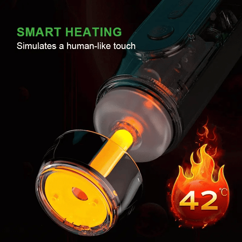 Titan: 6-in-1 Stroker – Thrusting, Suction, Vibration & Heating Oral Experience