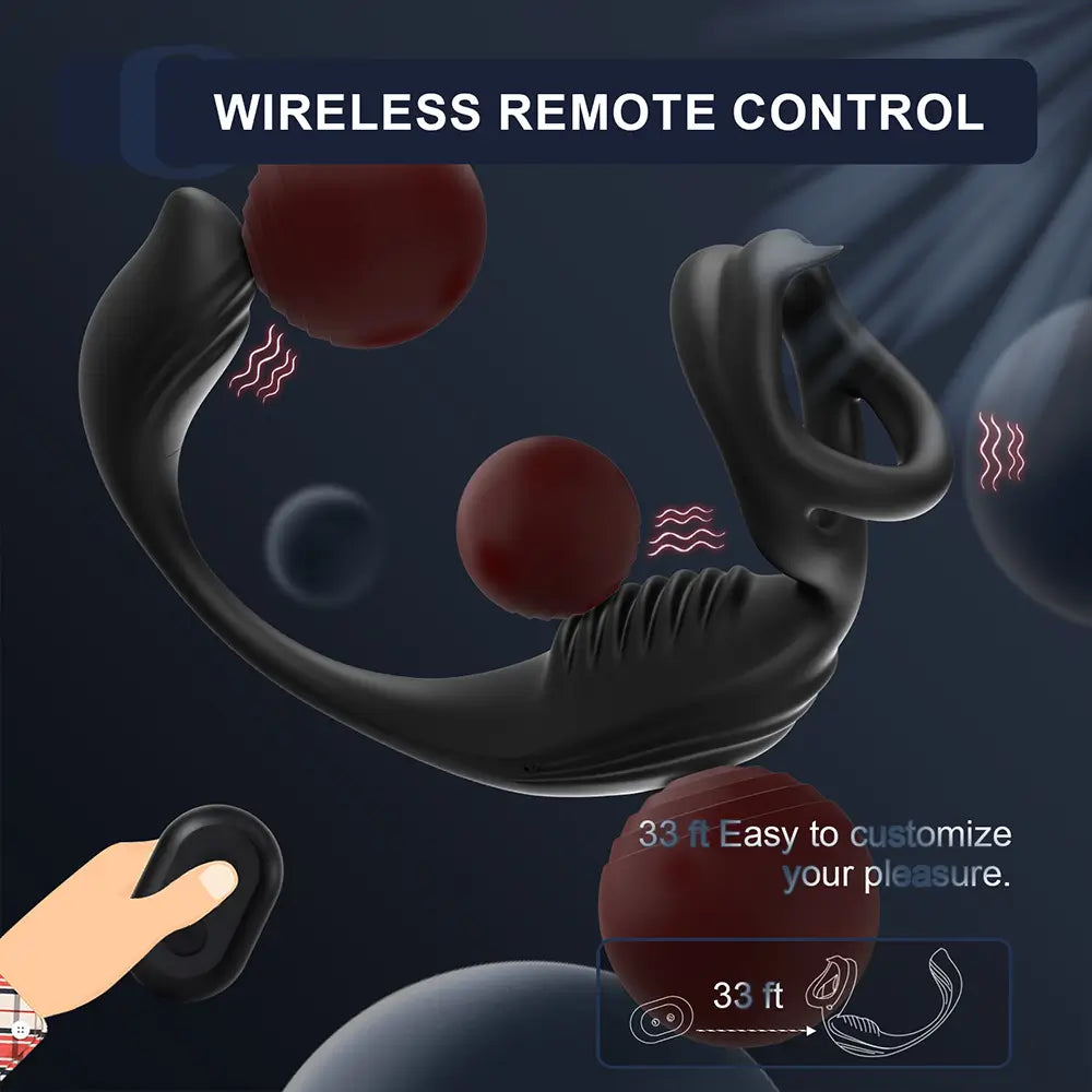 PM5: Electric Prostate Massager for Penis, Testicle & Perineum Stimulation