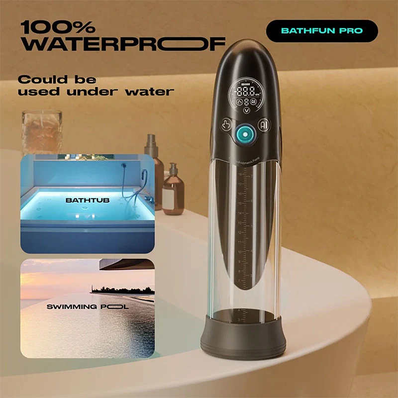 LuvPump Bathfun Pro: Smart Water Therapy Stroker for Performance, Relaxation