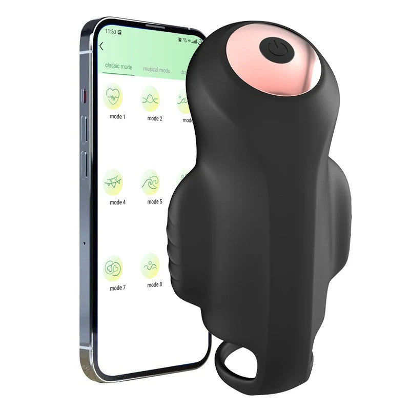 Falcon: Dual Motor Glans Trainer with 9 Vibration Modes & App Control