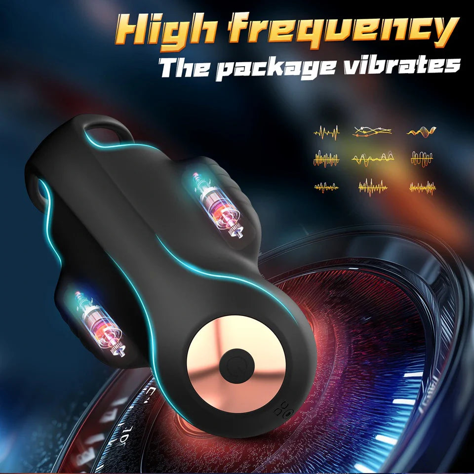 Falcon: Dual Motor Glans Trainer with 9 Vibration Modes & App Control