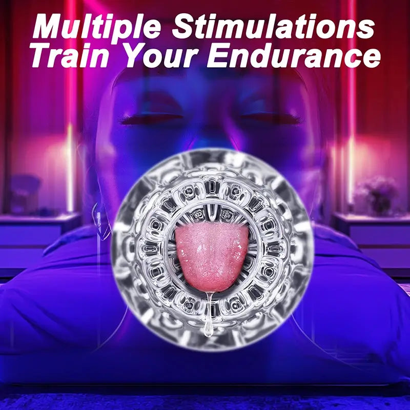 Alpha: Blowjob Stroker with 10 Licking & Thrusting Modes for Glans Training