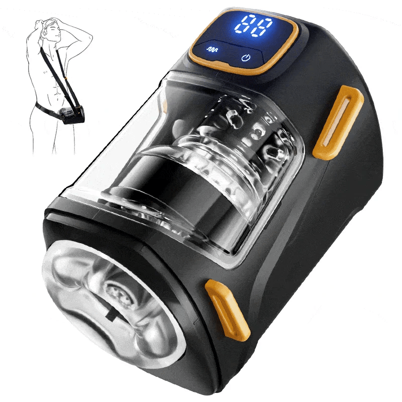 Conqueror: Wearable Hands-Free Stroker with 9 Thrusting & Vibration Modes
