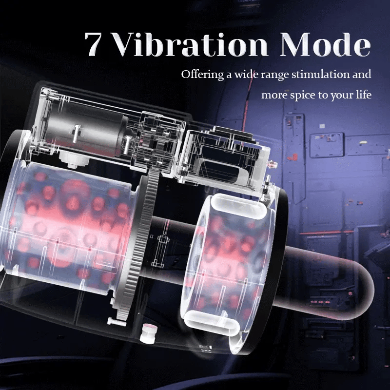 Maverick: Dual-end Blowjob Stroker – Rotating, Thrusting & Hands-Free Fun