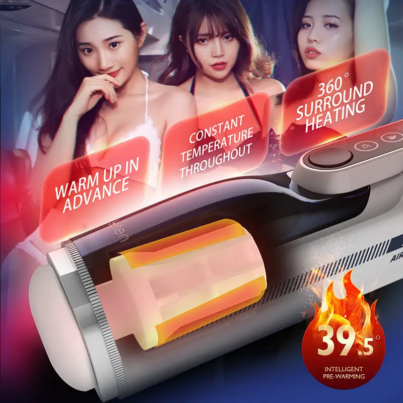 Leten A380 Pro: Feel Deep, Heated Thrusts with 10 Intense Pleasure Modes
