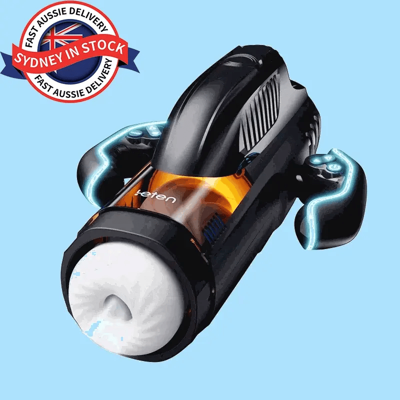 Leten Bermuda Storm: 2-in-1 Thrusting & Sucking Stroker with Real Heat for Intense Pleasure