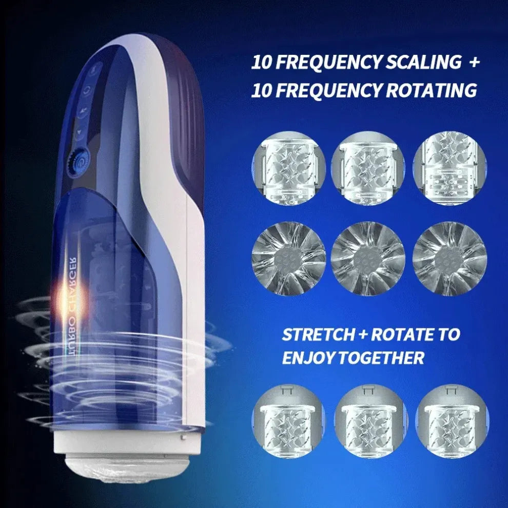 Leten Turbo Charger: 10 Thrusting Rotating Modes High Speed Stroker