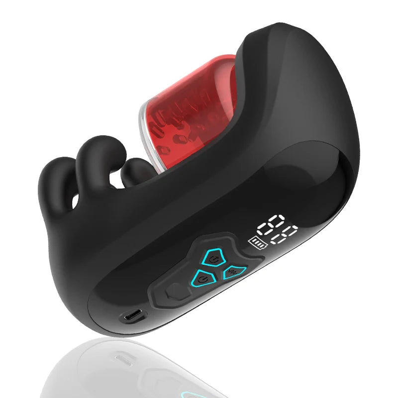 Destroyer: Male Glans Trainer Masturbator with 9 Modes, Fast Charging Pleasure
