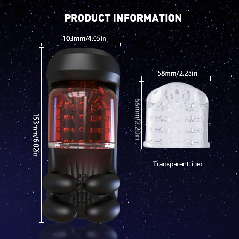 Destroyer: Male Glans Trainer Masturbator with 9 Modes, Fast Charging Pleasure