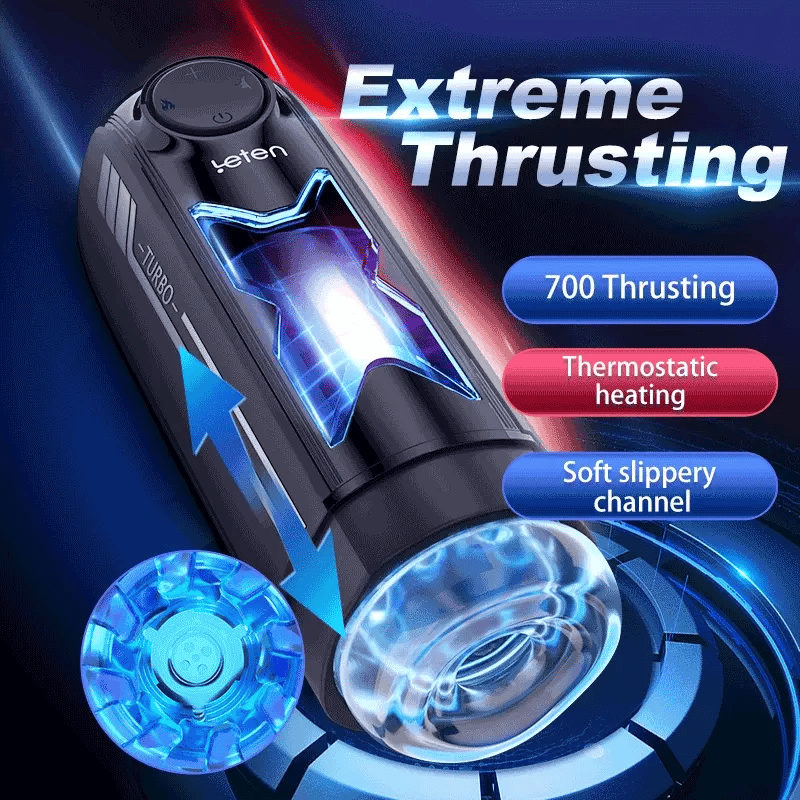 Leten Turbo X Pro: High-Speed Heated Stroker – 700 Strokes/min & Real Feel
