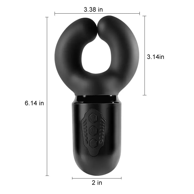 Warrior: Waterproof Penis Glans Stimulator with 10 Clipping Vibrating