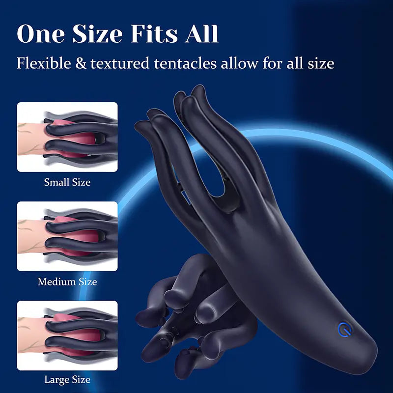 Savage: Monster Tentacle Penis Glans Vibrator with 10 Modes