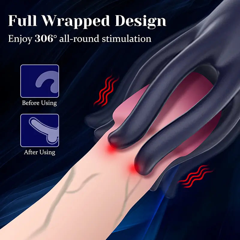Savage: Monster Tentacle Penis Glans Vibrator with 10 Modes