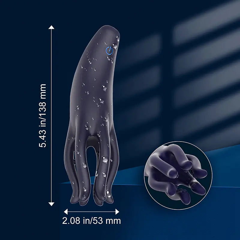 Savage: Monster Tentacle Penis Glans Vibrator with 10 Modes