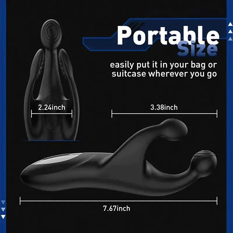 Vanguard: Portable Penis Head Stimulator with 10 Vibrating Modes