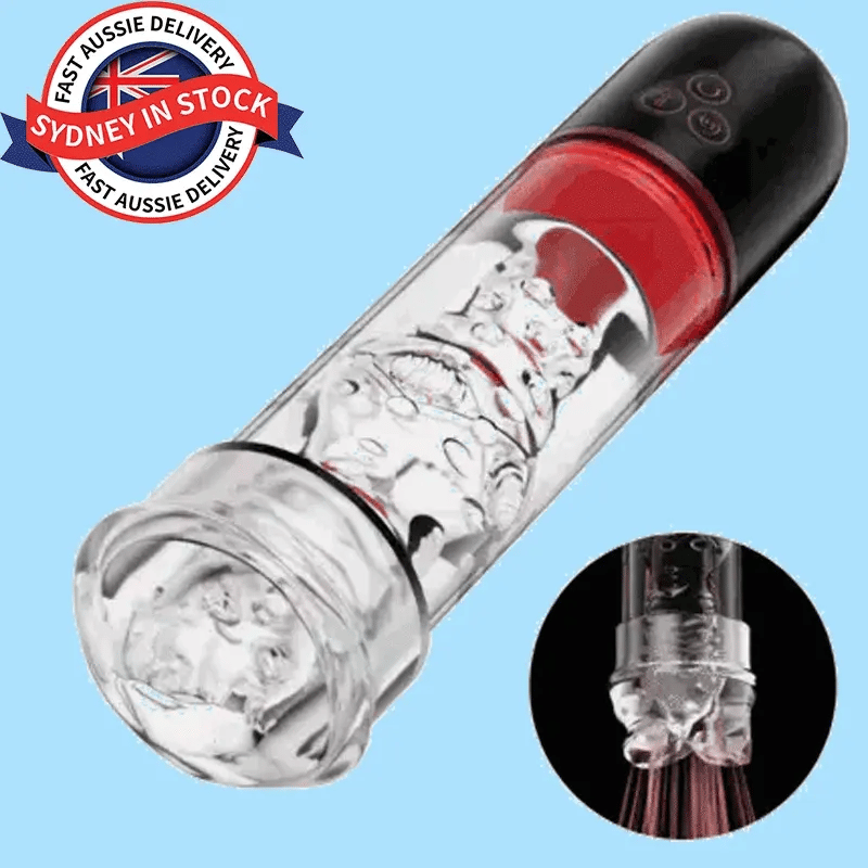 Stallion: Penis Trainer & Stroker – 9 Vibration, 3 Suction, Intense Spiral Massage