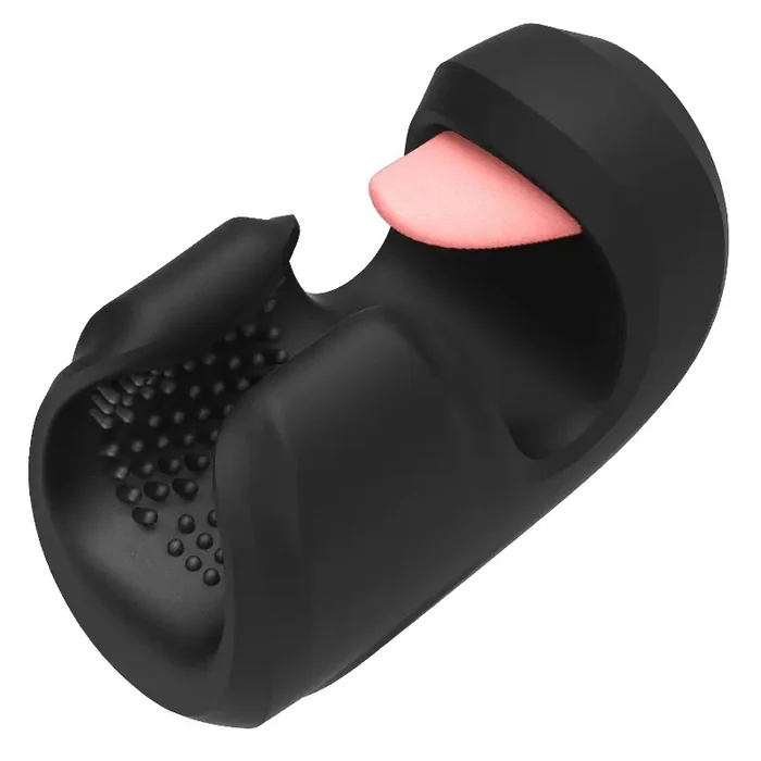 Mercenary: Tongue-Lick & Vibration Glans Trainer – 10 Modes for Endurance & Pleasure
