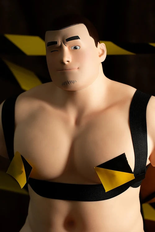 Andy: 38.14LB Premium Silicone Anime Male Sex Torso with Crafted Resin Head & 7.09" Dildo