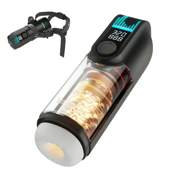 Leten Black Hole Pro: Male Stroker with Stepless Speed Control & Dual Heat