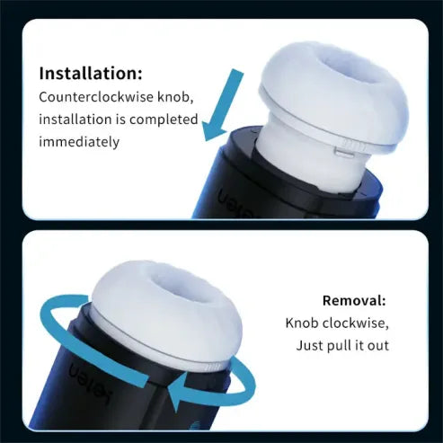 Leten Black Hole Pro: Male Stroker with Stepless Speed Control & Dual Heat