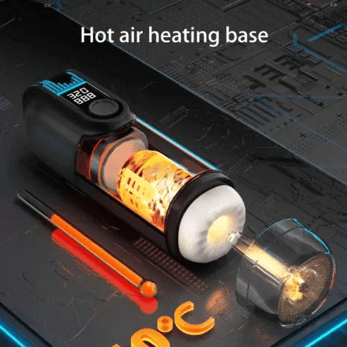 Leten Black Hole Pro: Male Stroker with Stepless Speed Control & Dual Heat