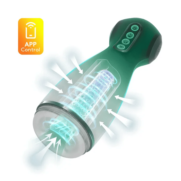 Stormbringer: 5-in-1 Smart Stroker – Suction, Vibration, App Control with Realistic Moans