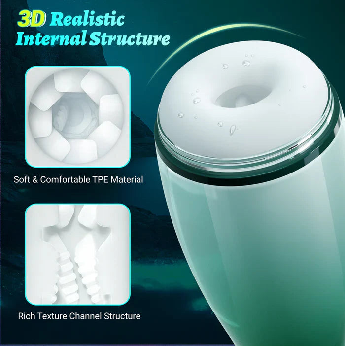 Stormbringer: 5-in-1 Smart Stroker – Suction, Vibration, App Control with Realistic Moans
