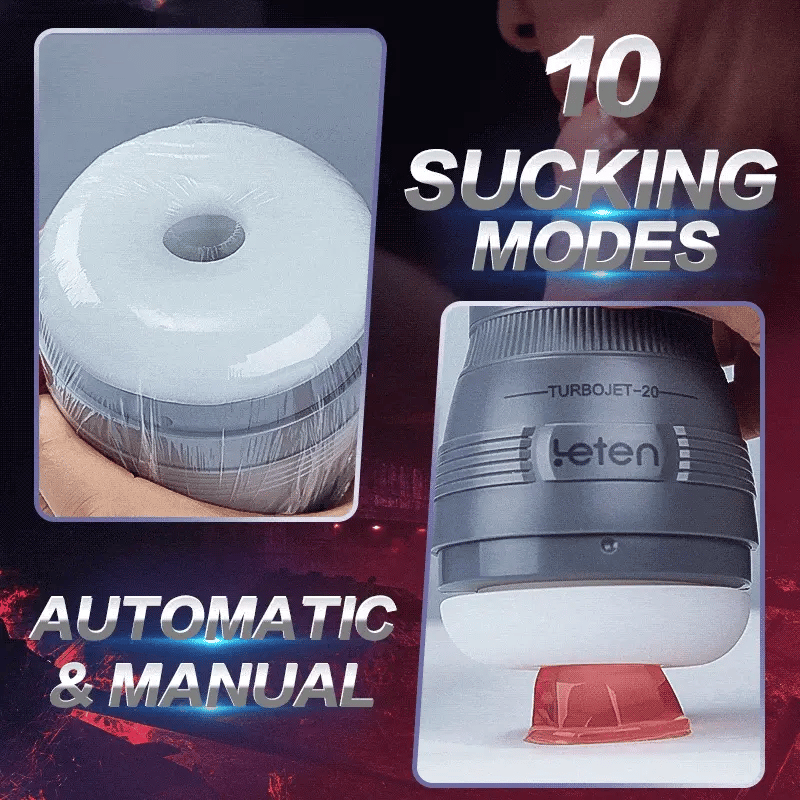 Leten TurboJet: Next-Level Suction Stroker, 10 Suction Modes, Vibration, Moans