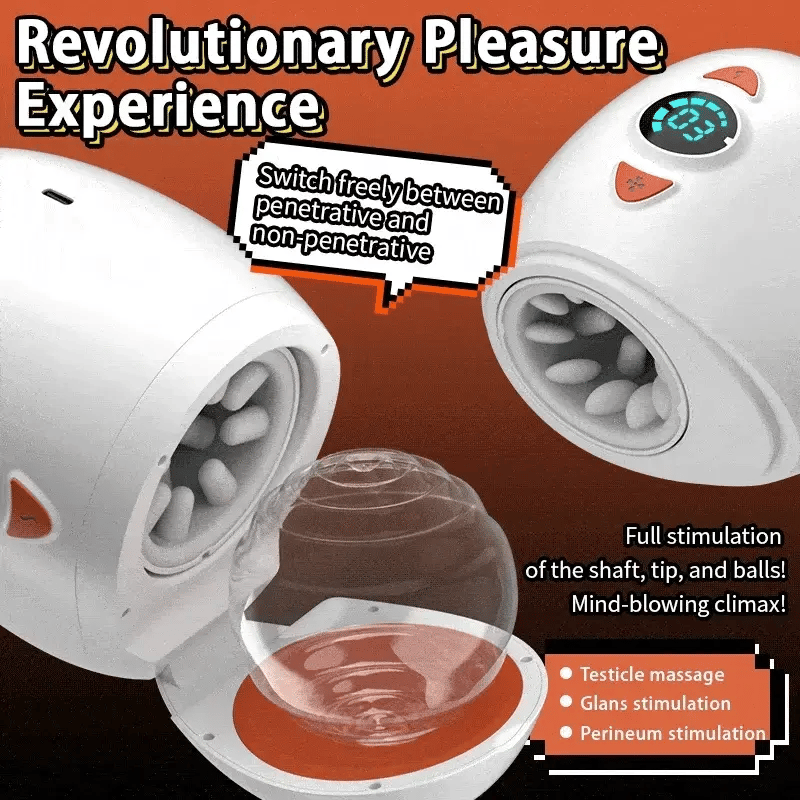 Outlaw: Multi-Zone Stroker – 10-Speed Rotating Piston for Glans, Shaft & Balls