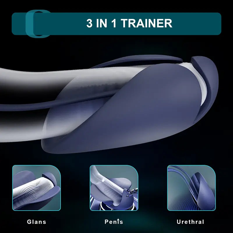 Fury: Unique Glans Trainer with Urethral Sounds Design