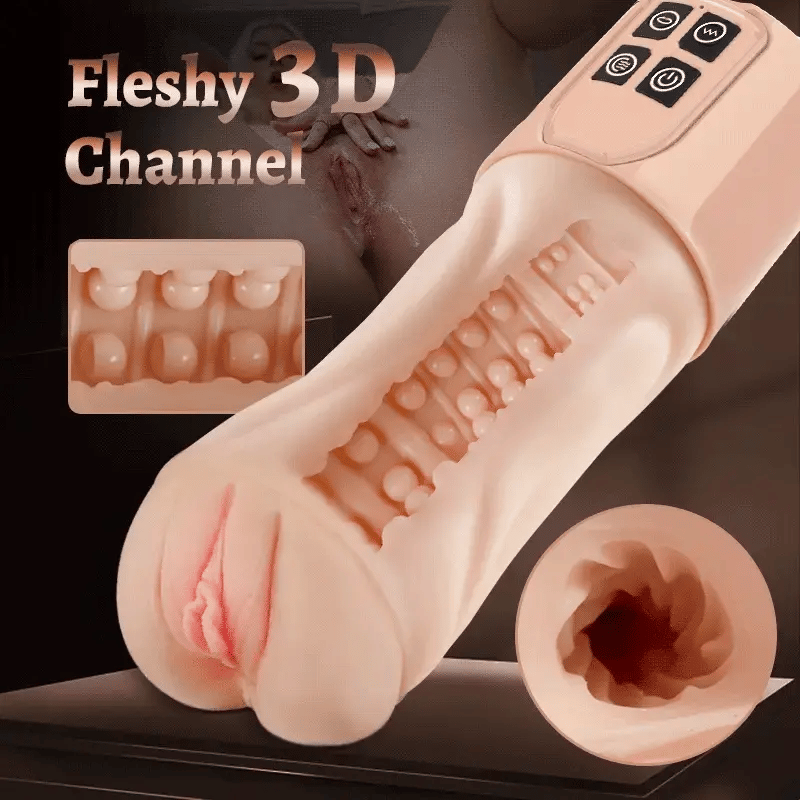 Shockwave: Deep Throat Pocket Pussy – 5 Suction & 10 Vibration Modes